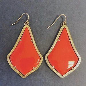 Red/Orange Kendra Scott Alexandra Earrings